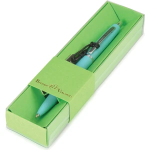 Bruno Visconti "San Remo" Tükenmez Kalem -Mavi- 1mm. Kutulu - (Gök Mavisi Gövde, Açık Yeşil Kutu)
