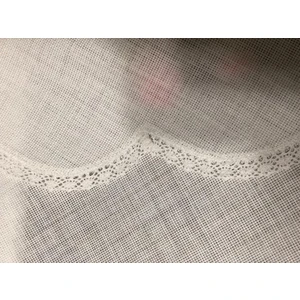 Linen Kumaş Püsküllü Runner