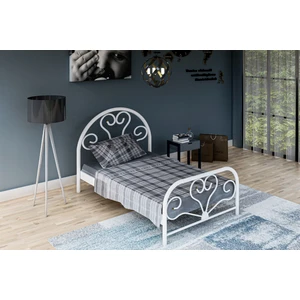 Gm 118 Baby Tek Kişilik Metal Karyola Beyaz 90X190