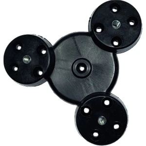 Üçlü Sehpa Bağlantı Aparatı Siyah