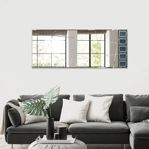 Ayna - Tasarım Kanallı Ayna - 130cm x 50cm