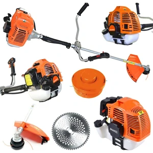 Alman H22 6 Hp Yan Tipi Benzinli Motorlu Ot Çalı Tırpanı Çim Biçme Makinesi Tırpan