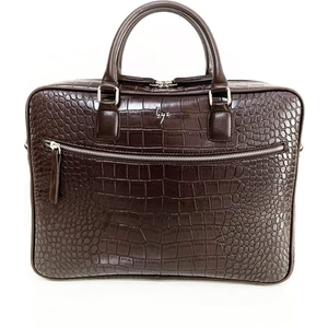BYZ - 231
Kroko Kahve 40X30X8cm Suni Deri Evrak Çantası