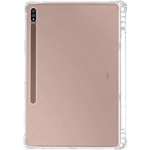 Samsung Tab S8+ Plus T800 Kalem Koymalı Silikon Kılıf - Şeffaf