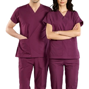 Ssm Sesam Grup Mürdüm Rengi Hemşire Önlüğü Takım