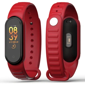 Xiaomi Mi Band 5/6 Uyumlu Loop Desenli Silikon Kordon