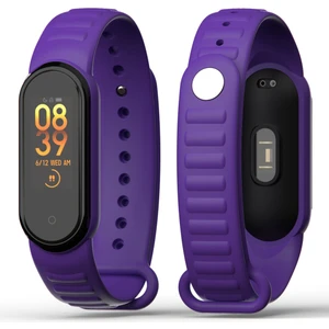 Xiaomi Mi Band 5/6 Uyumlu Loop Desenli Silikon Kordon