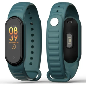 Xiaomi Mi Band 5/6 Uyumlu Loop Desenli Silikon Kordon