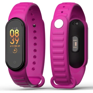 Xiaomi Mi Band 5/6 Uyumlu Loop Desenli Silikon Kordon