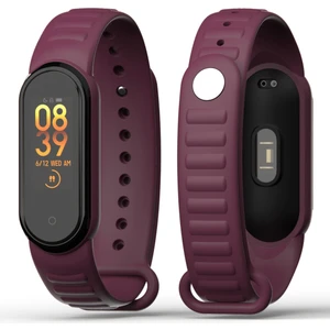 Xiaomi Mi Band 5/6 Uyumlu Loop Desenli Silikon Kordon
