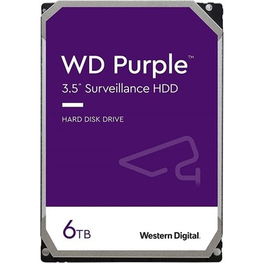 WD 6TB Purple 3.5 256MB Sata 6GB/s 7/24 WD63PURZ Sabit Disk Fiyatı