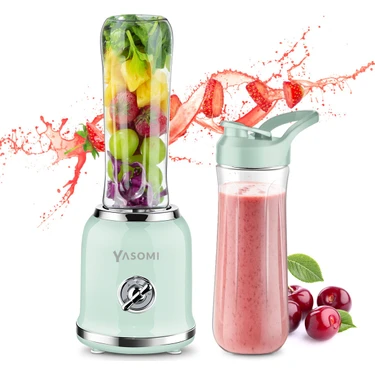 Yasomi BL019 Retro Smoothie Blender Yeşil (Yasomi Türkiye Garantili