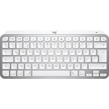 Logitech MX Keys Mini Mac İçin Minimalist Kablosuz Aydınlatmalı İngilizce Q Klavye -