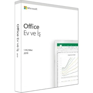 Microsoft Office 2019 Ev ve Iş Türkçe Kutu Pc/mac Ömür Boyu Lisans