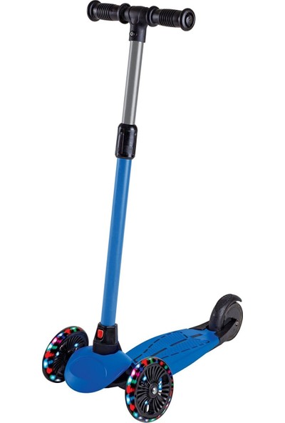 Furkan Toys Dragon Mavi LED Işıklı Scooter