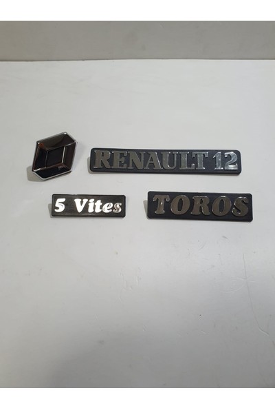 Nurpar Renault 12 Toros 5 Vites Yazı ve Panjur Arma Set ( R12 )