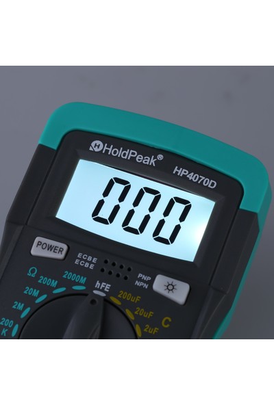 Holdpeak HP4070D Mini Dijital Multimetre Direnç Kapasitans - Mavi (Yurt Dışından)