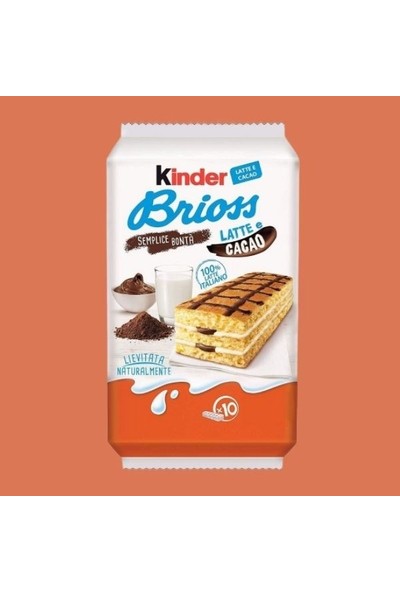 Ferrero Kinder Brioss Al Latte E Cacao In Confezione Da 10 Merendine 280 gr