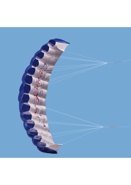 1.4m Renkli Çift Uçan Çizgi Kanat Uçurtma Dublör Güç