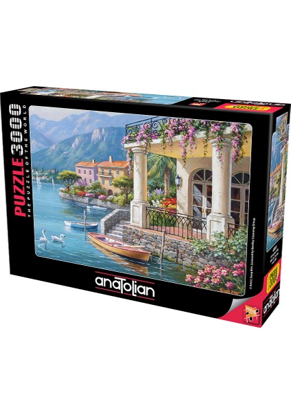 3000 Parçalık Puzzle / Körfezdeki Villa - Kod 4915