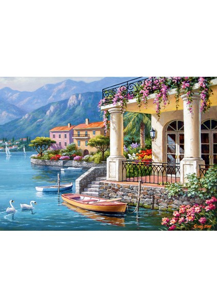 3000 Parçalık Puzzle / Körfezdeki Villa - Kod 4915