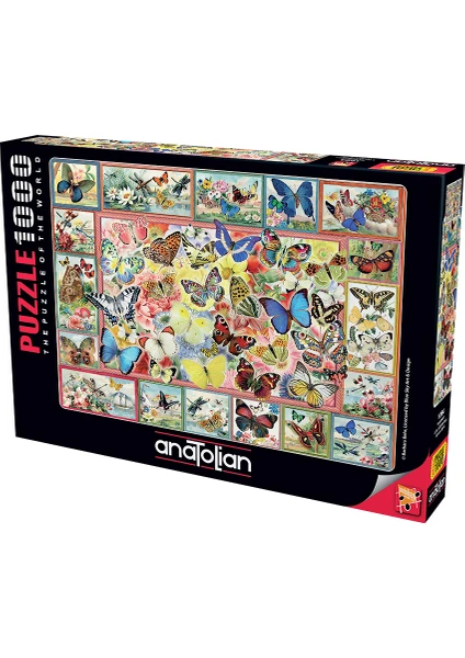 1000 Parçalık Puzzle / Kelebekler - Kod 1094