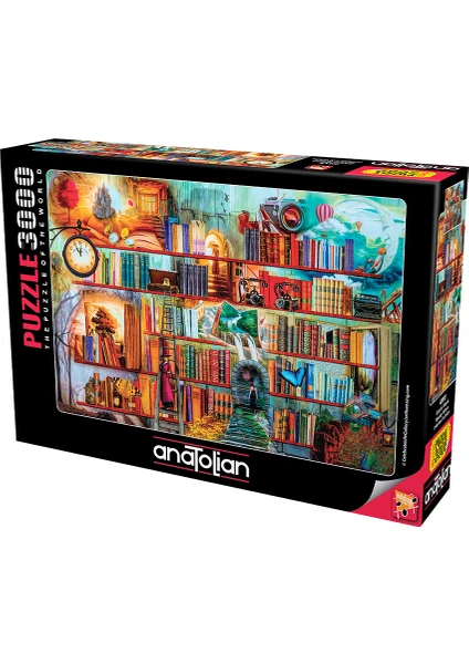 3000 Parçalık Puzzle / Gizemli Kitaplık - 4918