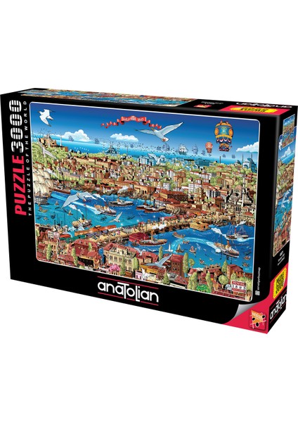 3000 Parçalık Puzzle / Istanbul 1895 - Kod 4921