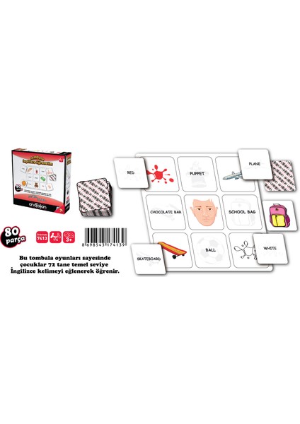 Tombala - İngilizce Öğrenelim (80 Parça) 7413