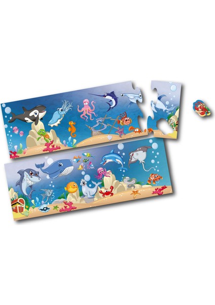Eğitici 22 Parçalık Puzzle / Deniz Canlıları - Kod 7461