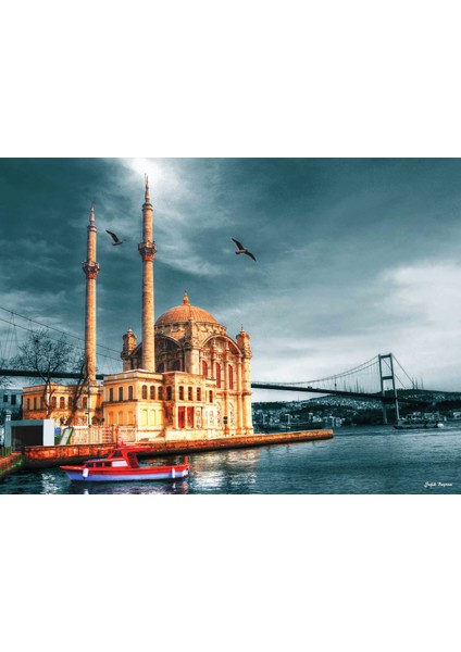 1000 Parçalık Puzzle / Ortaköy Cami Nostalji - Kod 3171