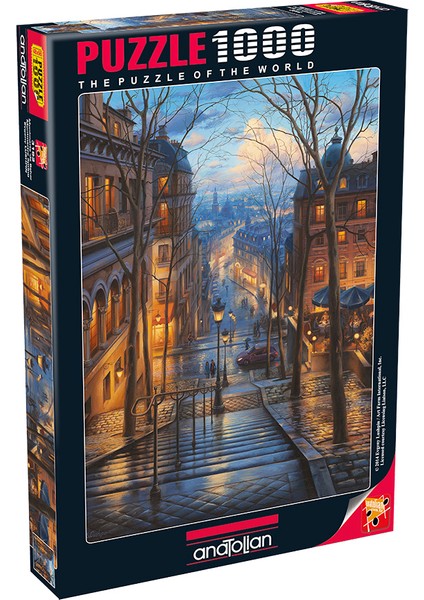 1000 Parçalık Puzzle / Montmartre'de Bahar - Kod 3192