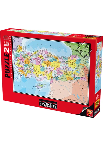 260 Parçalık Puzzle / Türkiye Siyasi Haritası - Kod 3269