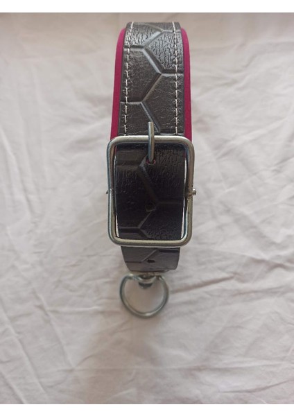 Büyük Irk Deri Iç Kısmı Silikonlu Köpek Tasmasi Boy 72 cm En 4 cm