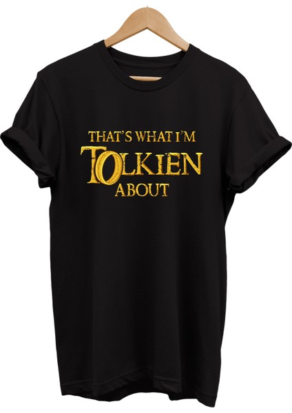 Lotr Yüzüklerin Efendisi Tolkien Baskılı %100 Pamuk Oversize T-Shirt
