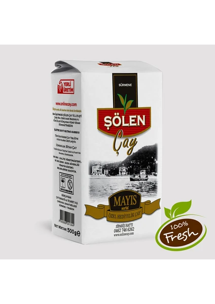 Özel Hediyelik Siyah Çay 500 gr 12'li