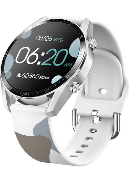 Samsung Galaxy Watch 4 Uyumlu Desenli Silikon Kordon 20MM (Gri-Yeşil) fiyatları