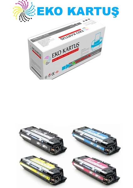 Hp Color Laserjet 3700DN (308) Set Muadil Toner