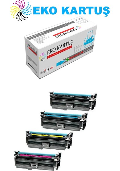 Hp Color Laserjet 5500HDN (645A) Set Muadil Toner