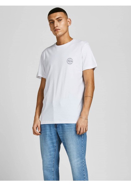 Erkek T-Shirt Beyaz 12205022