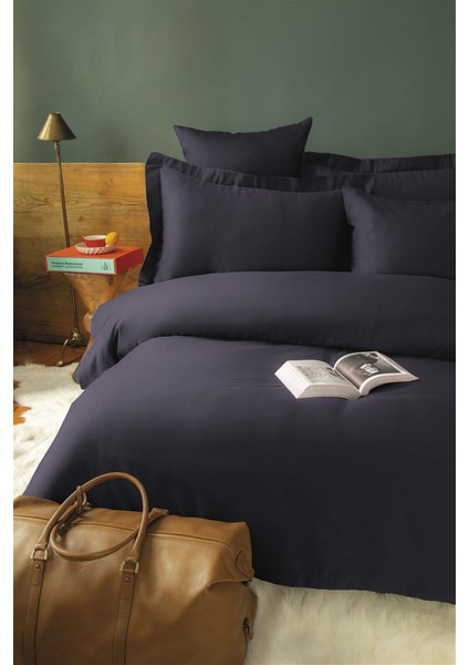 İssimo Home Issimo Ranforce Simply Nevresim Seti 160 x 220 cm + 50 x 70 cm(1) Antrasit