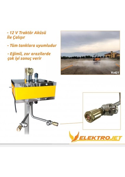 Eco Jet Tarla Tipi 2 Yön 2 Çıkış (Damla Önleyicisiz) YC401ECO ATALAR266