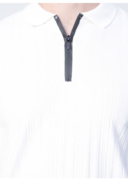 Polo Yaka Düz Ekru Erkek T-Shirt DAX fiyatları