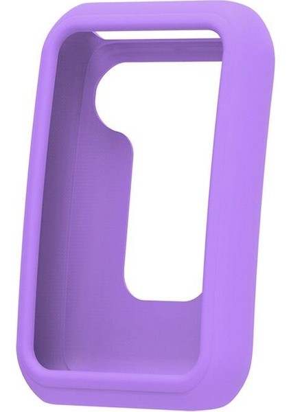 Oppo Watch Free Önü Açık Tasarım Silikon Kılıf - Mor