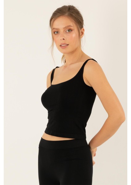 Miorre Seamless Dikişsiz Crop Top Atlet