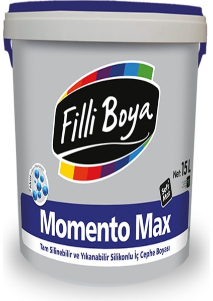 Momento Max Silikonlu Iç Cephe Boyası 15 Lt