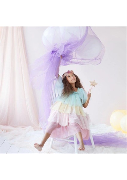 - Rainbow Ruffle Princess Dress-Up - 5-6 Years - Fırfırlı Gökkuşağı Elbisesi - 5-6 Yaş indirimleri