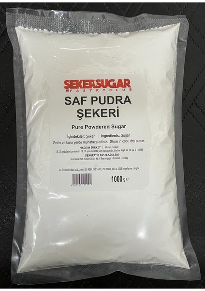 Parti Vitrini Pudra Şekeri 1 kg Şeker Sugar