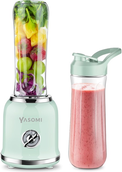 BL019 Retro Smoothie Blender Yeşil (Yasomi Türkiye Garantili )