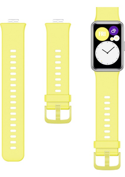 Huawei Watch Fit Uyumlu A+ Yüksek Kalite Yumuşak Pürüzsüz Silikon Kordon Kayış fırsatları